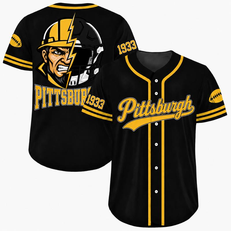 Football Team Game Day Casual Everyday Baseball Jersey