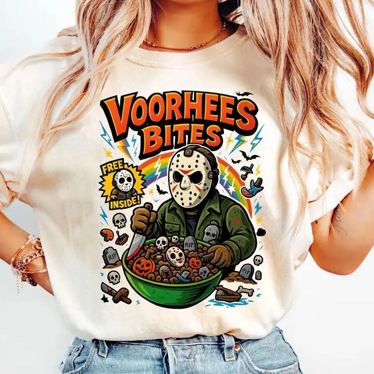 Retro Horror Cereal Box Graphic Funny Halloween T-Shirt / Sweatshirt / Hoodie