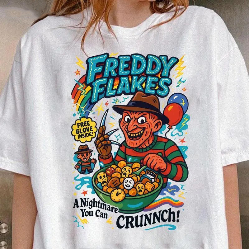 Retro Horror Cereal Box Graphic Funny Halloween T-Shirt / Sweatshirt / Hoodie