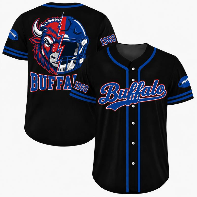 Football Team Game Day Casual Everyday Baseball Jersey