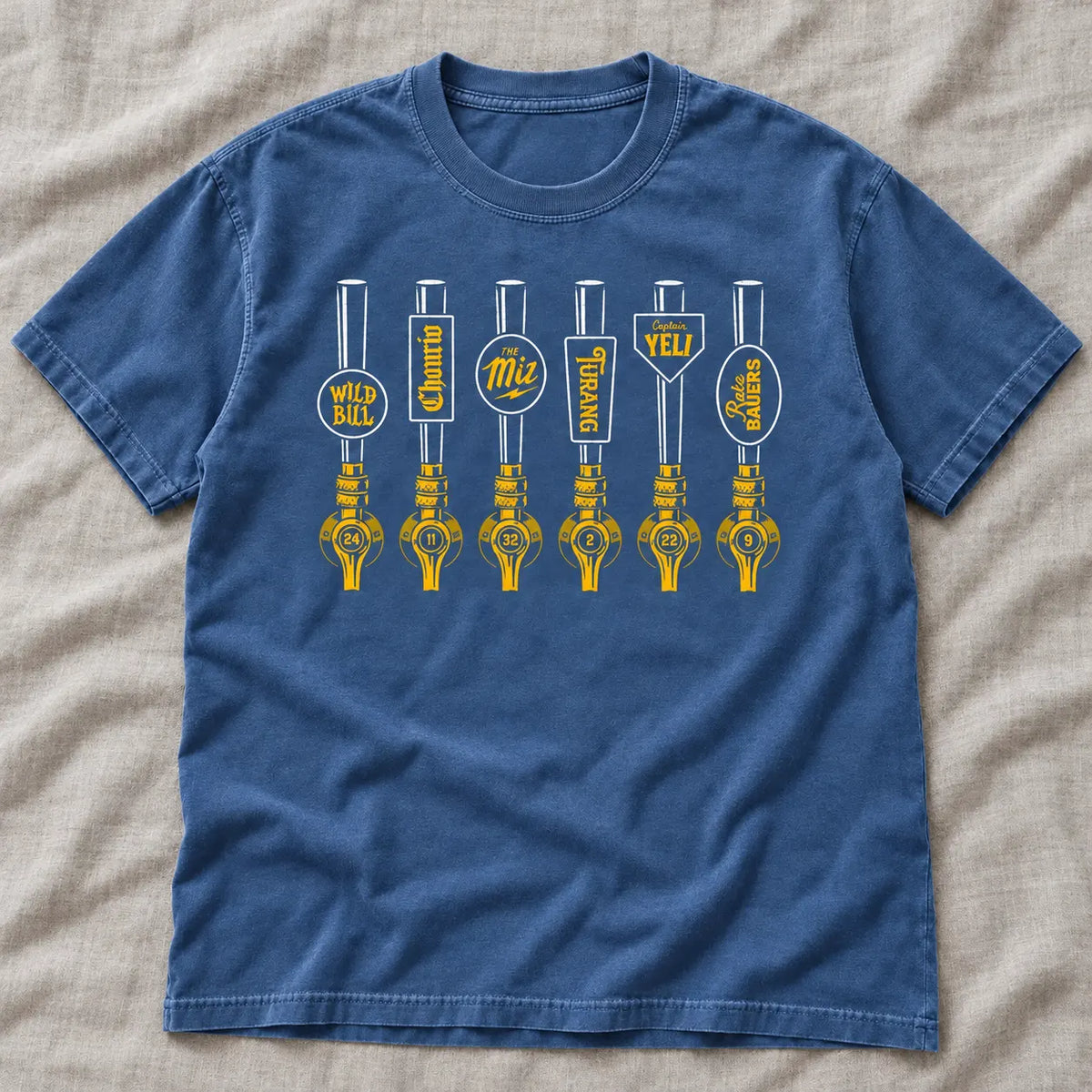 Vintage Beer Tap Handles Graphic Retro Casual Baseball T-Shirt / Sweatshirt / Hoodie