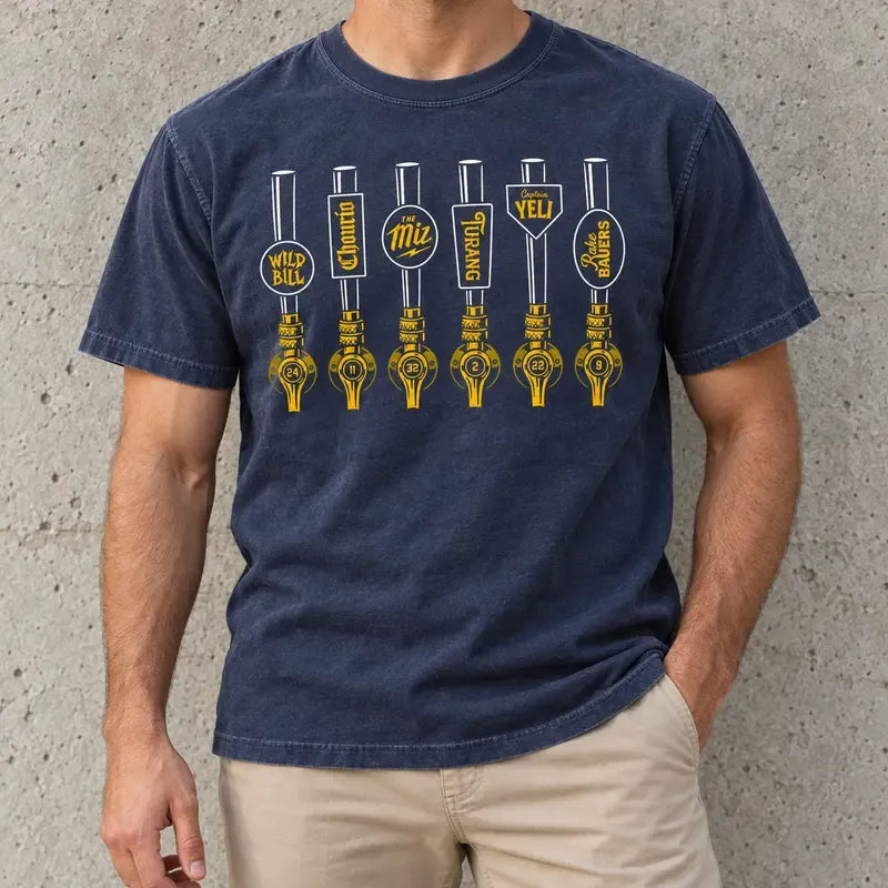 Vintage Beer Tap Handles Graphic Retro Casual Baseball T-Shirt / Sweatshirt / Hoodie
