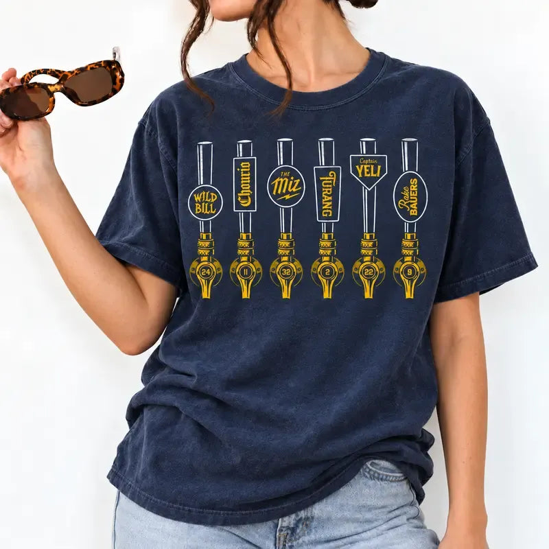 Vintage Beer Tap Handles Graphic Retro Casual Baseball T-Shirt / Sweatshirt / Hoodie