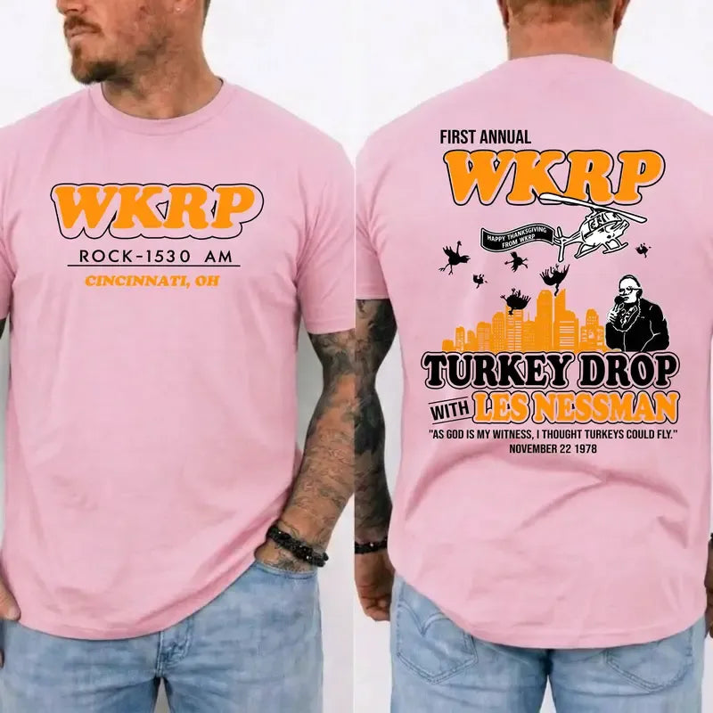 Frist Annual WKRP Turkey Drop Thanksgiving T-Shirt / Sweatshirt / Hoodie